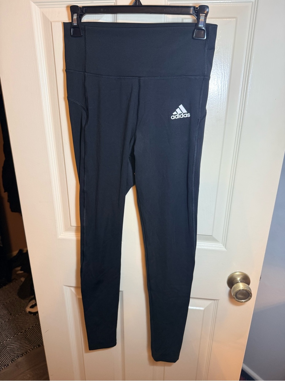 adidas Black Small High-Waist Performance Leggings Aeroready athletic wear